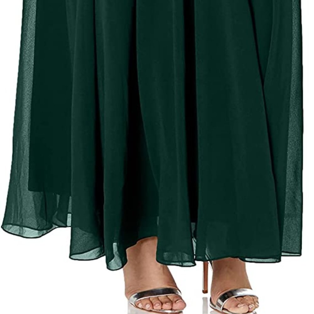 J KARA 3/4 Sleeve V-Neck Beaded Top Long Gown NEW WITH TAGS! - Picture 4 of 16